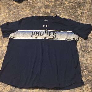 Under Armour Navy Blue Padres Tee